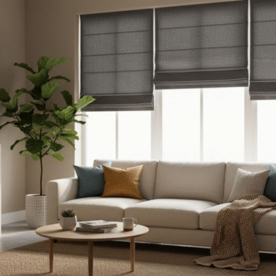 Light Control Roman Shades